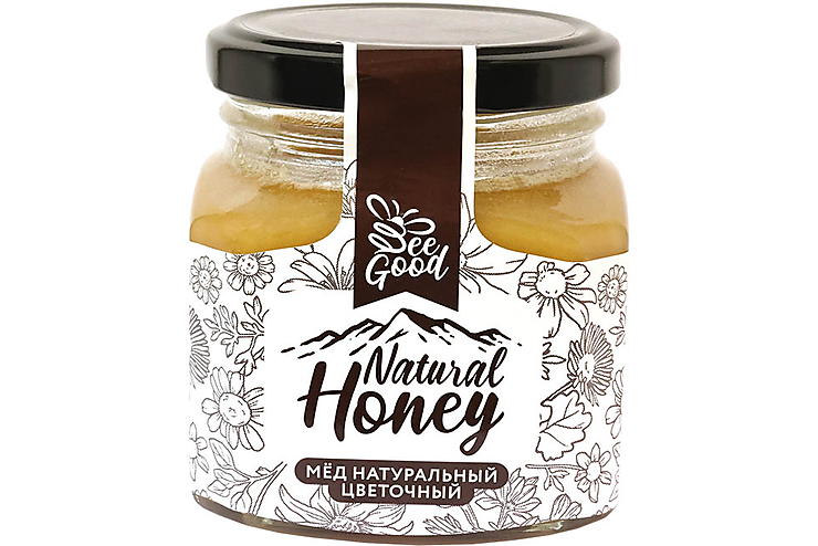 Natural Honey, мёд цветочный, 330 г