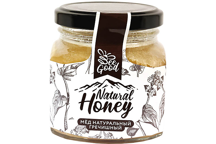 Natural Honey, мёд гречишный, 330 г