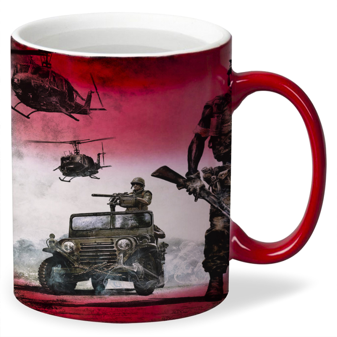 

Кружка CoolPodarok battlefield bad company 2 vietnam Три солдата Вертолёты Авто