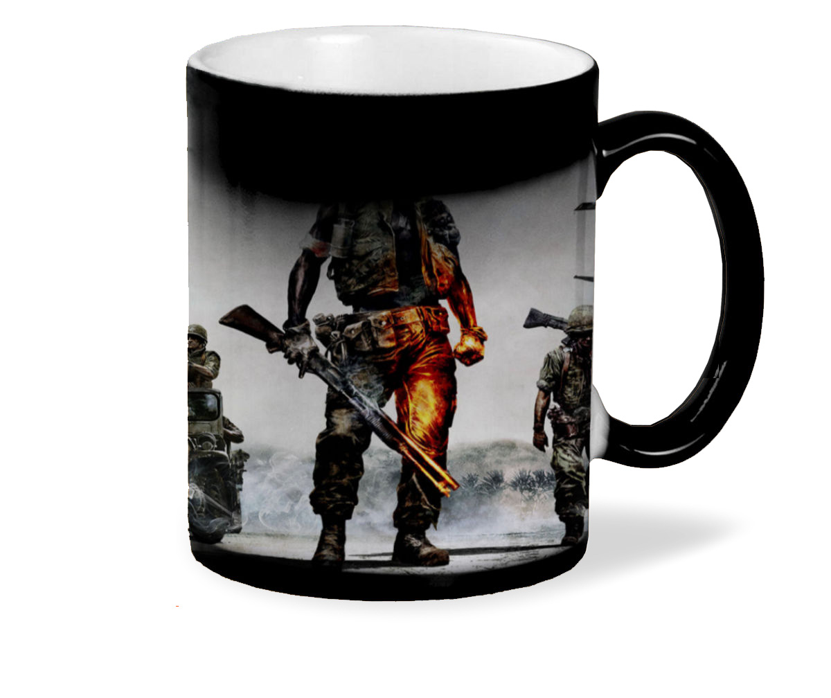 

Кружка CoolPodarok battlefield bad company 2 vietnam Три солдата Вертолёты Авто