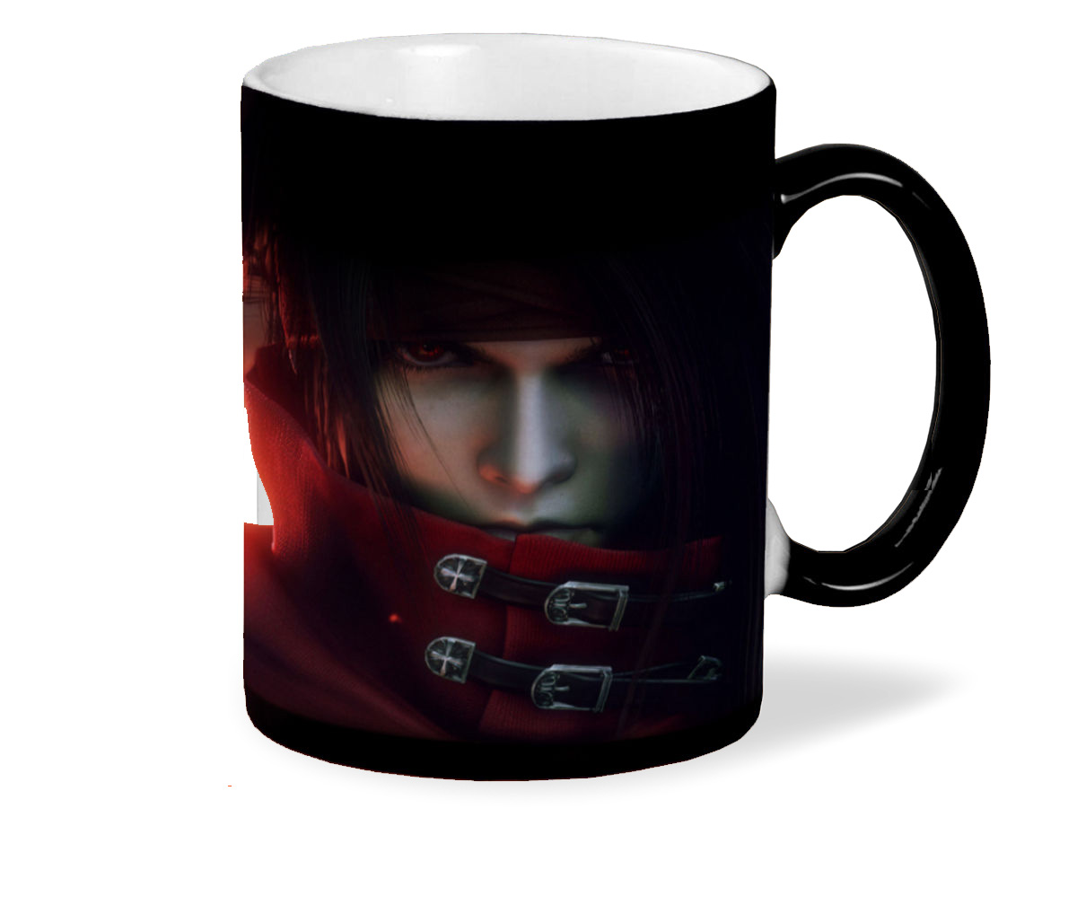 

Кружка CoolPodarok dirge of cerberus final fantasy Красная одежда Красные глаза