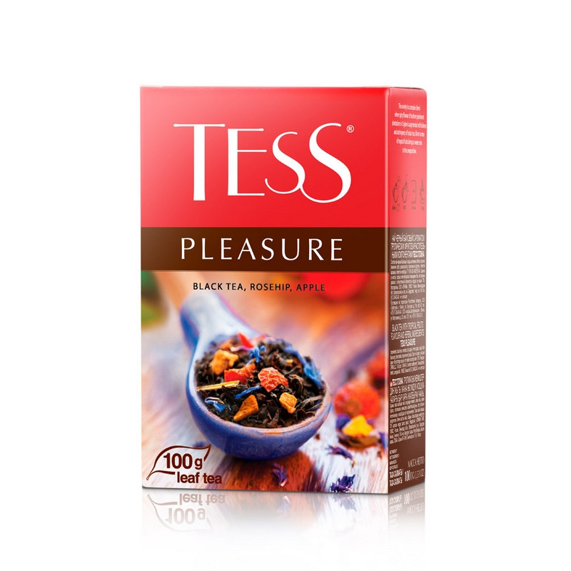 

Чай Tess Pleasure листовой черный с добавками,100 г