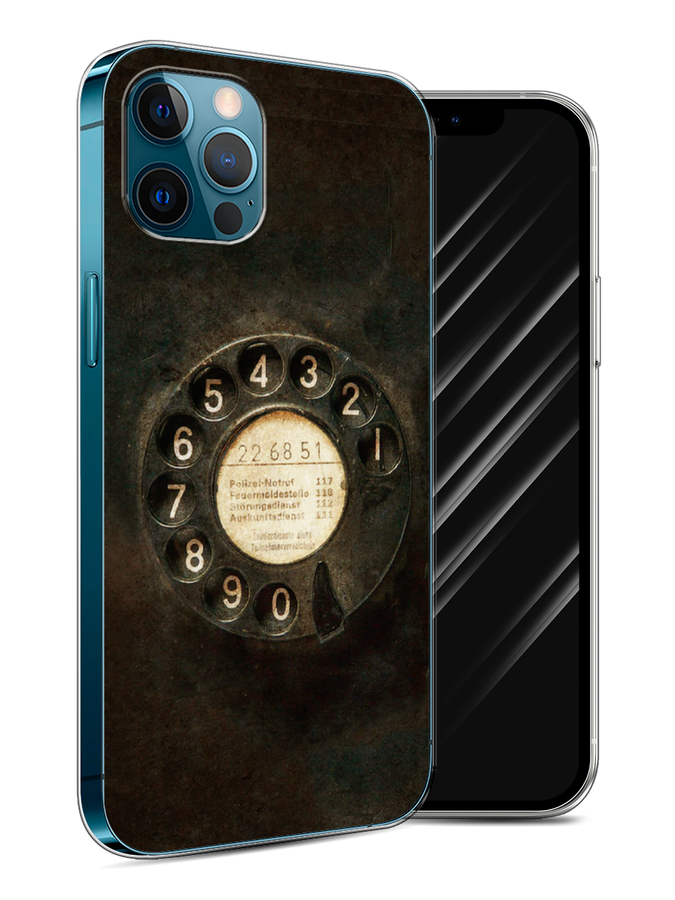 

Чехол Awog на Apple iPhone 12 Pro / Айфон 12 Pro "Старинный телефон", Разноцветный, 12850-5