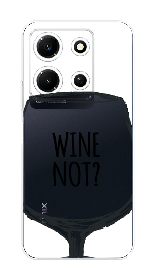

Чехол на Infinix Note 30i "Wine not white", Белый, 3104350-6