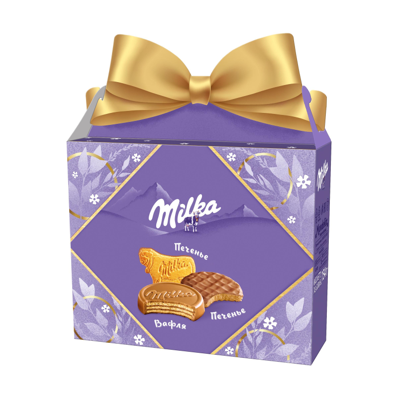 Печенье Milka Ассорти печенье и вафли Весна, 142г