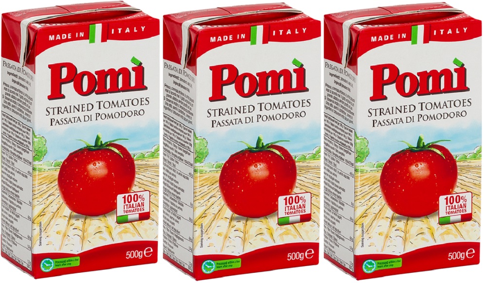 Протертые помидоры Pomi, 3 шт х 500 г