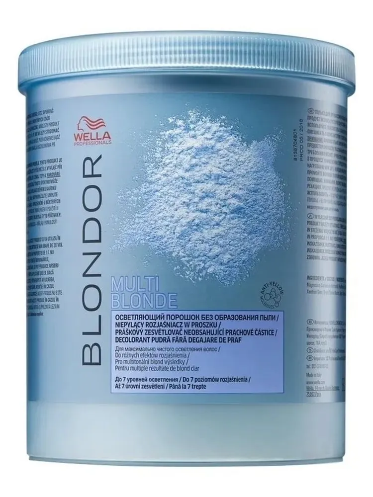 

Порошок блондирующий Wella Multi Blonde на масляной основе голубой 800 г, Нейтральный