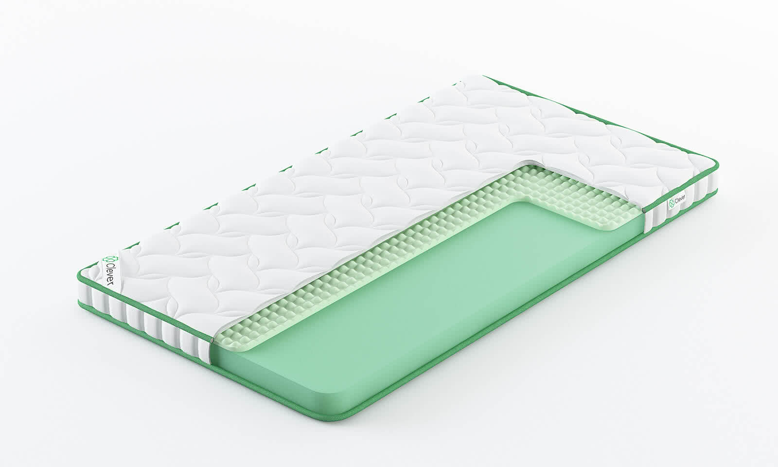 

Матрас Clever Simple Lite 115x210, Белый, CLEVER SIMPLE LITE