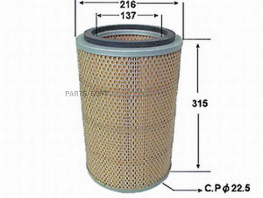 

Фильтр воздушный JS Asakashi A610J