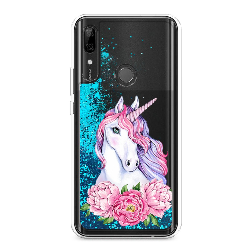 

Чехол Awog на Honor 9X/9X Premium/Huawei P Smart Z/Y9 Prime 2019 "Единорог с пионами", Разноцветный, 69493-1