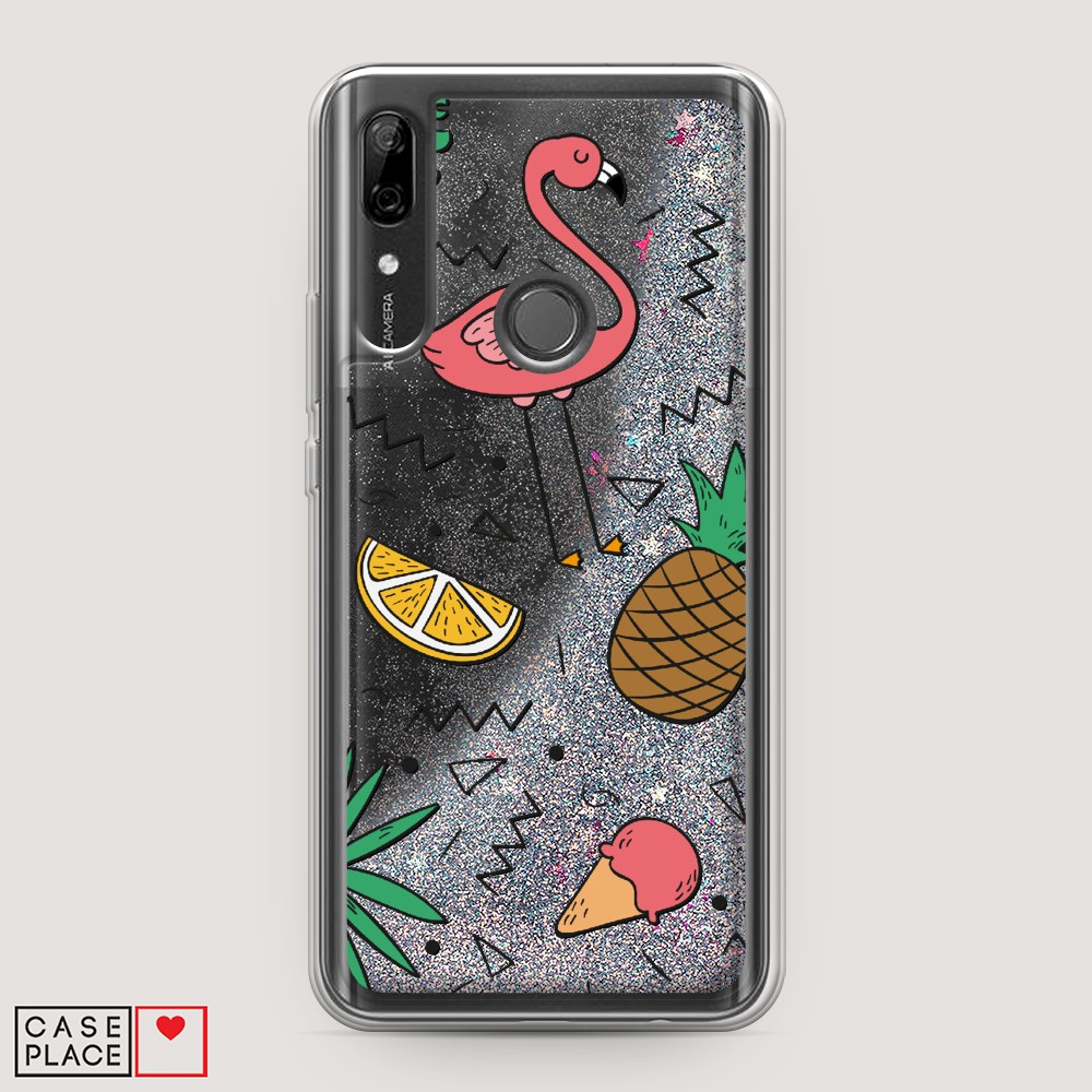фото Силиконовый чехол "звездочки графика белая" на zte red magic 5s awog