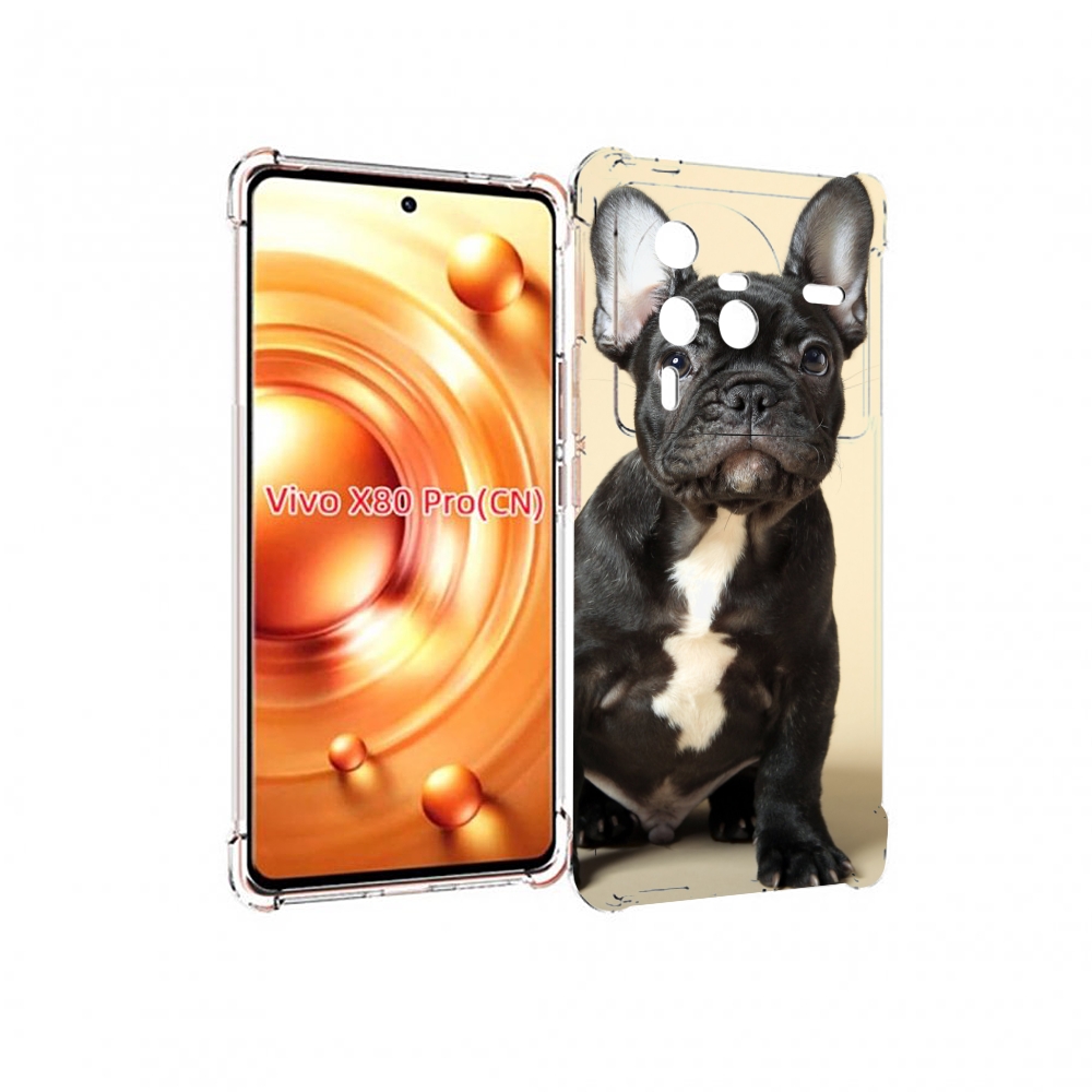 

Чехол MyPads французскии бульдог для Vivo X80 PRO, Прозрачный, Tocco