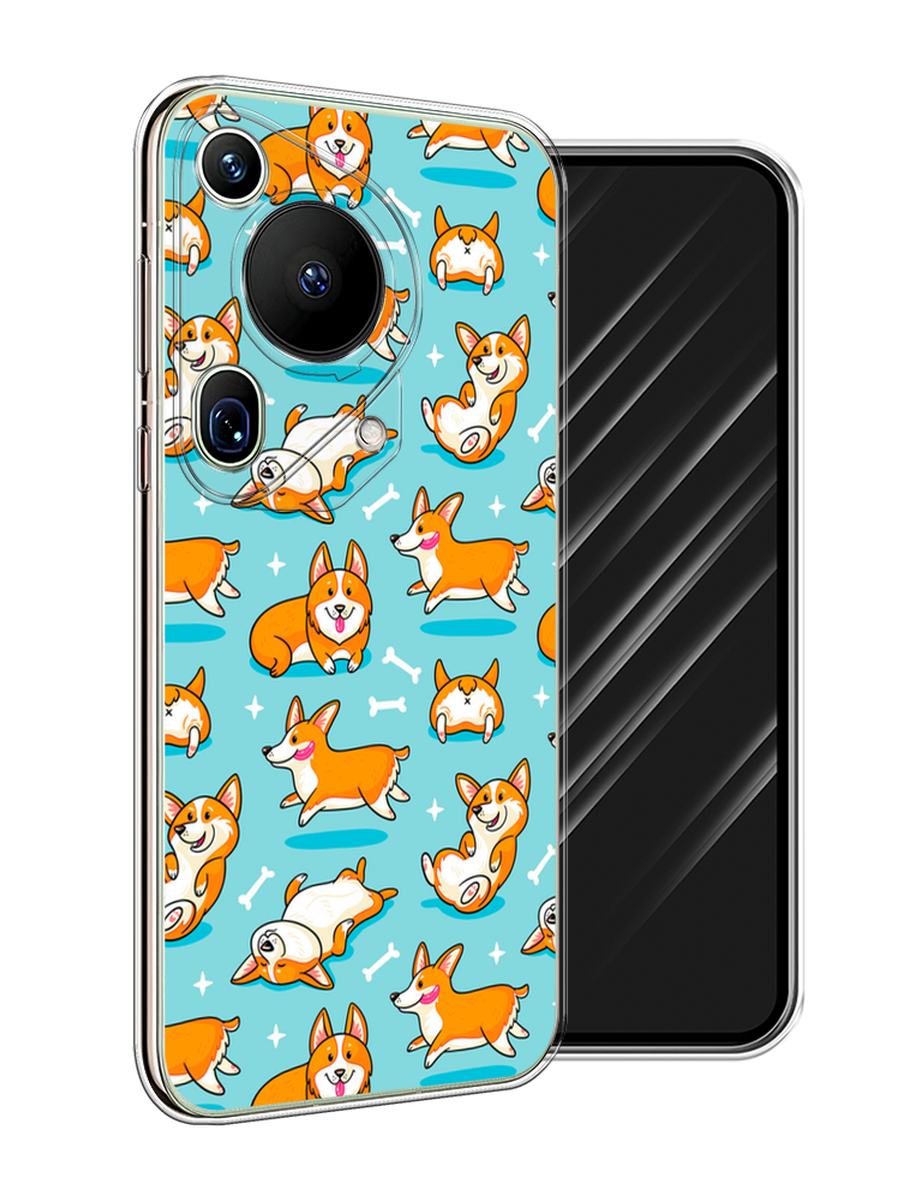 

Чехол Awog на Huawei Pura 70 Ultra "Веселые корги", Коричневый, 6124550-1