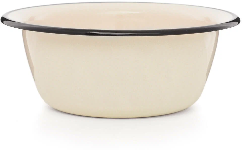 Миска 0,8 л Лысьвенская эмаль С-0306/Жм без рисунка жемчужный