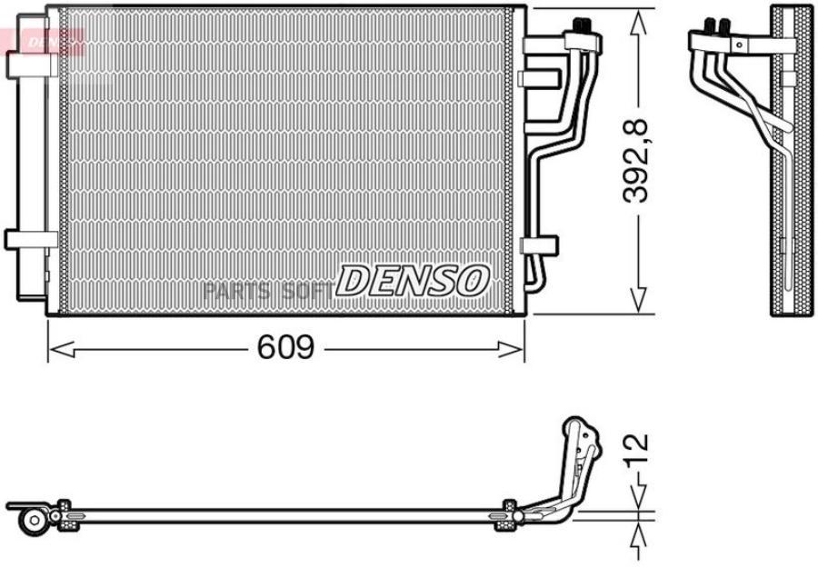 

Радиатор кондиционера DENSO DCN41013