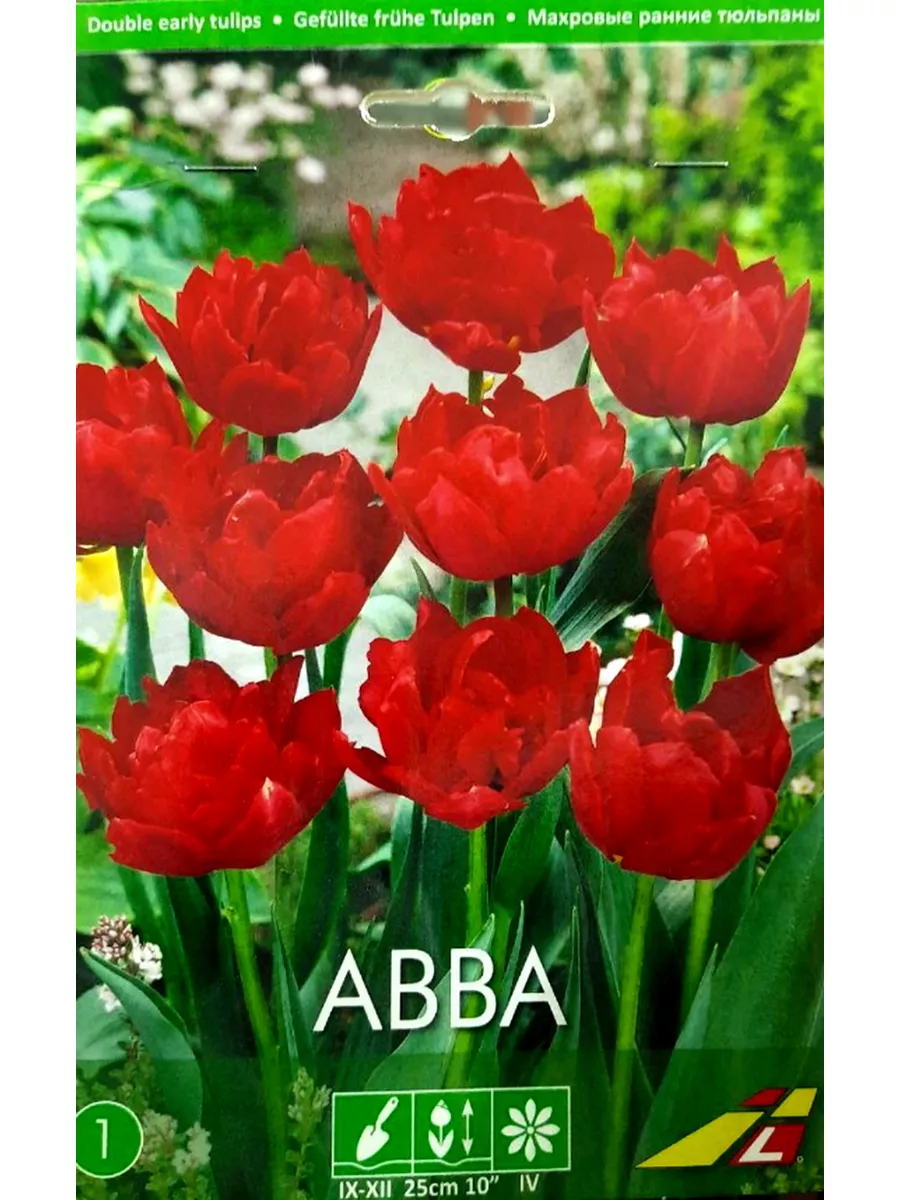 

Луковицы тюльпан Abba Lefeber 5 шт.