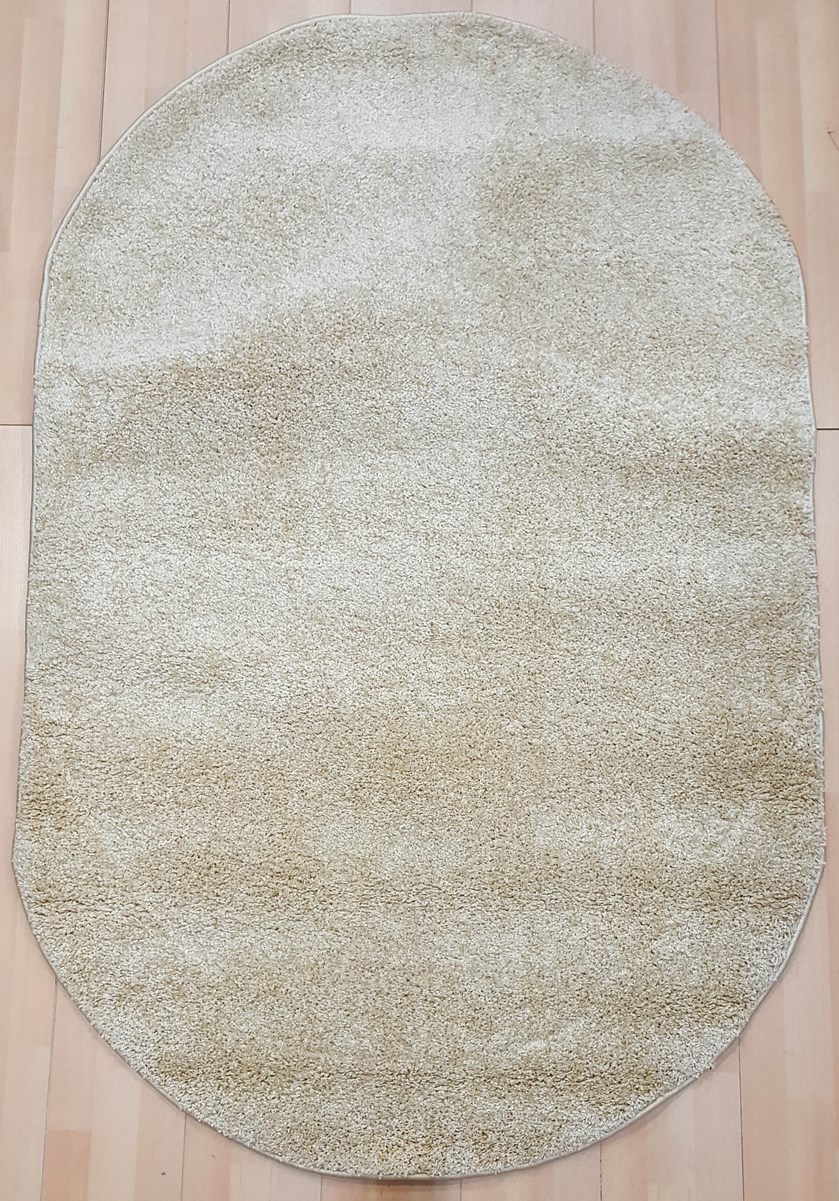 фото Ковер sofia rugs light shaggy 0000r овал кремовый 150x300