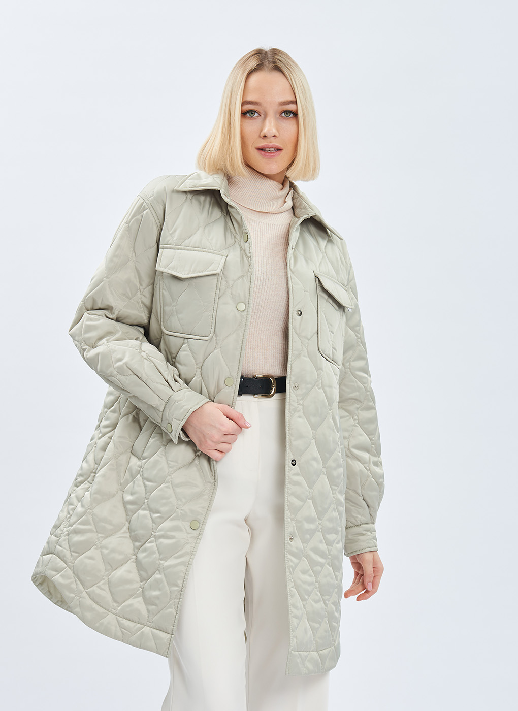 

Куртка женская Britt 60273 зеленая 44 RU, 60273