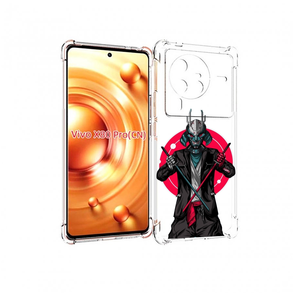 

Чехол MyPads якудза с катанами для Vivo X80 PRO, Прозрачный, Tocco