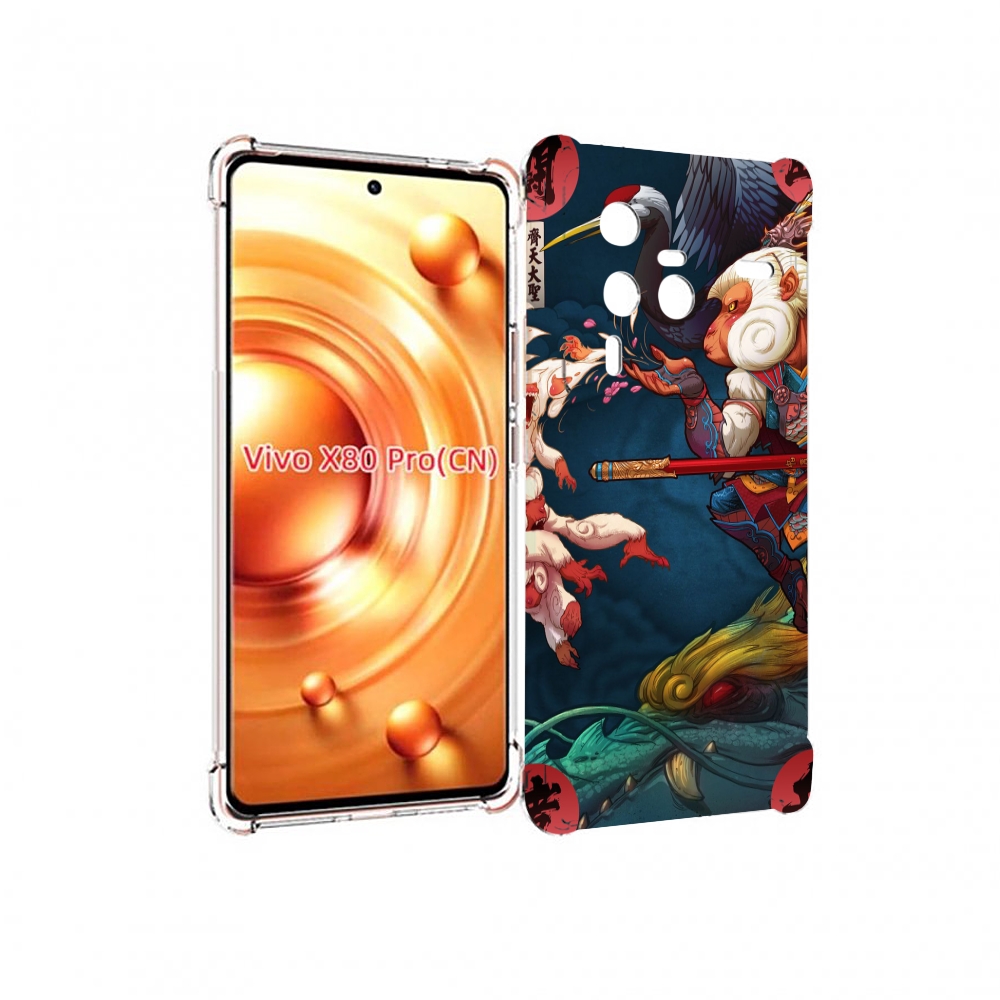 

Чехол MyPads японская обезьяна для Vivo X80 PRO, Прозрачный, Tocco