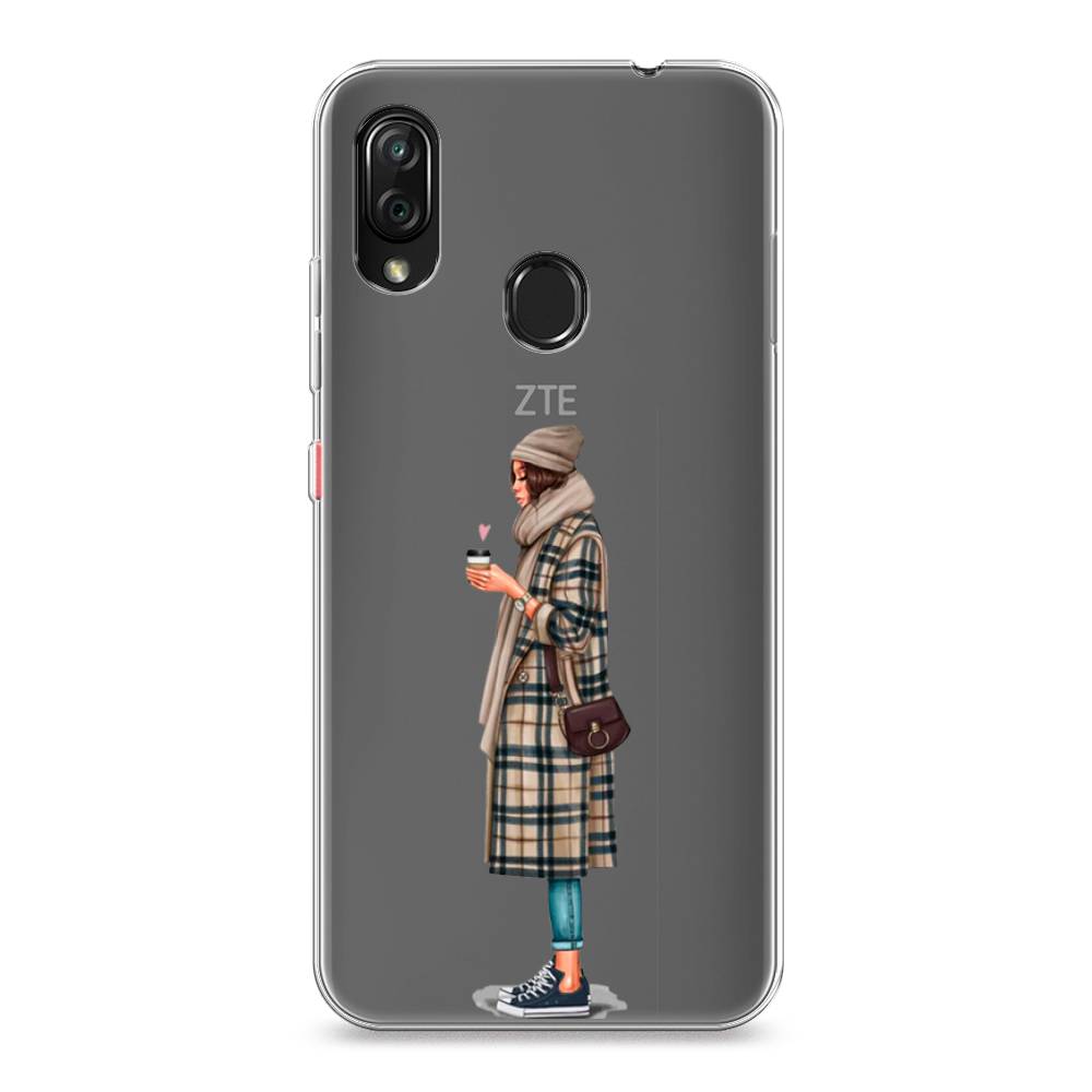

Чехол на ZTE Blade V10 Vita "Утренний кофе", Коричневый;бежевый, 132650-6