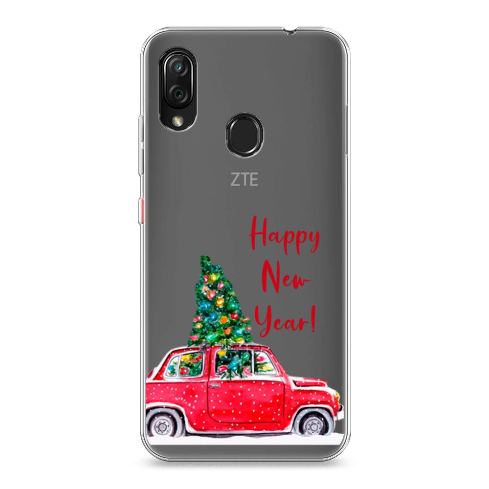

Чехол на ZTE Blade V10 Vita "Happy New Year", Красный;зеленый, 132650-5