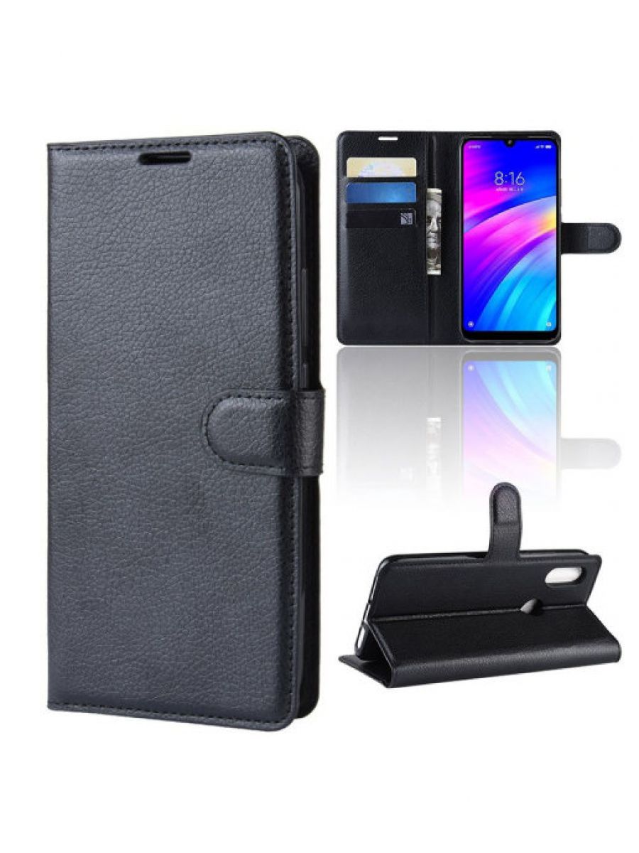 

Чехол Wallet для смартфона Xiaomi Redmi 7 Черный
