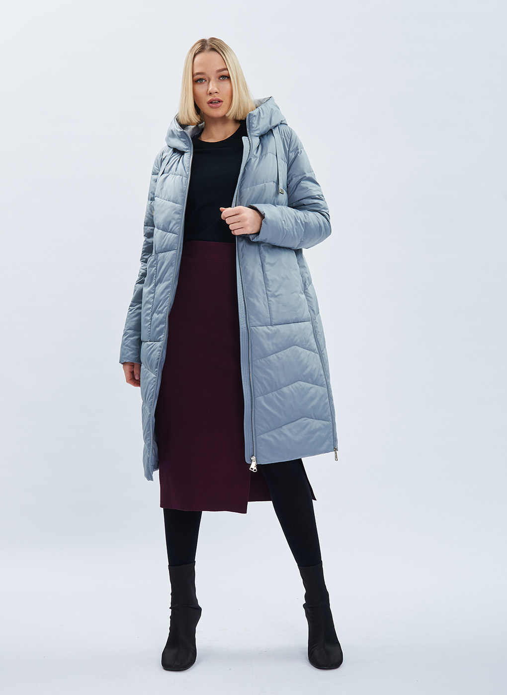 

Пальто женское Britt 60276 серое 50 RU, 60276