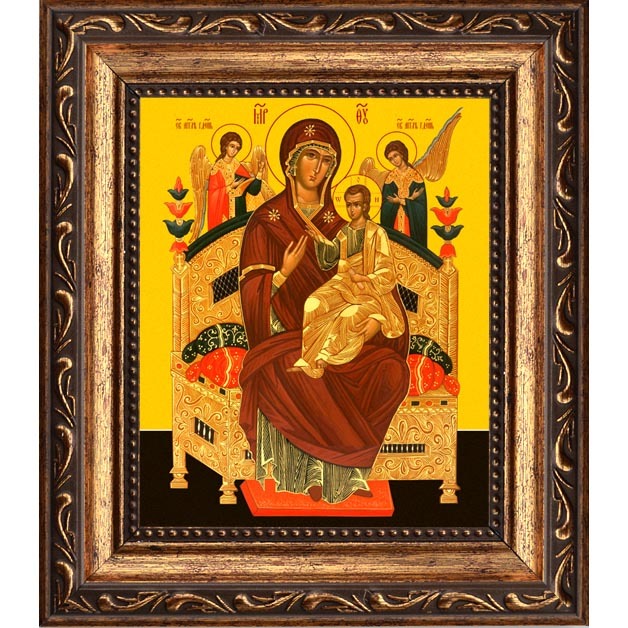 

Всецарица «Пантанасса». Икона Божьей Матери на холсте.