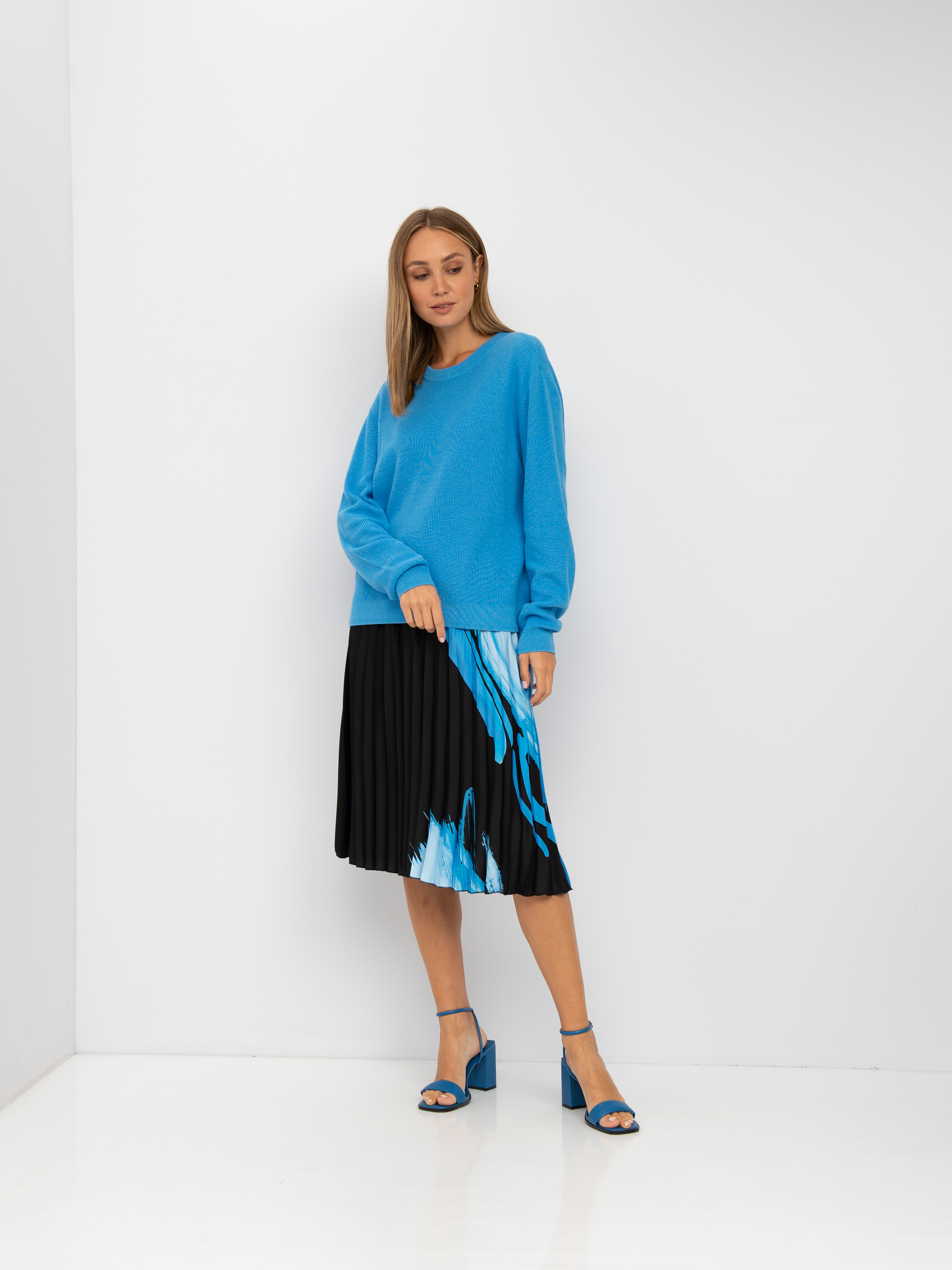 Джемпер женский TAIFUN by GERRY WEBER 372303-15101-8700 голубой 34