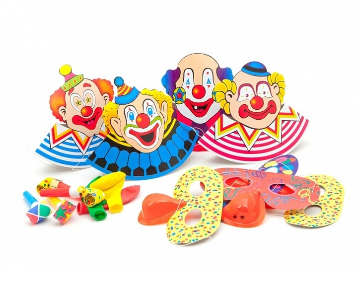 Набор карнавальных аксессуаров Paterra Детский праздник, 16 предметов