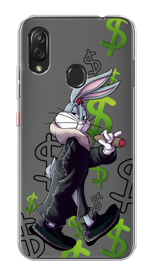 

Чехол на ZTE Blade V10 Vita "Rich Bugs Bunny", Зеленый;черный;голубой, 132650-6