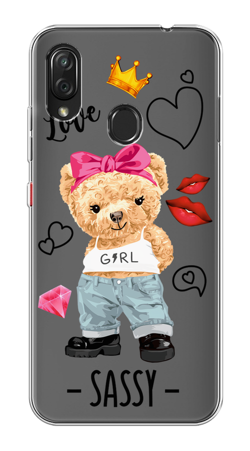 

Чехол на ZTE Blade V10 Vita "Sugar Mommy", Голубой;белый;розовый, 132650-6
