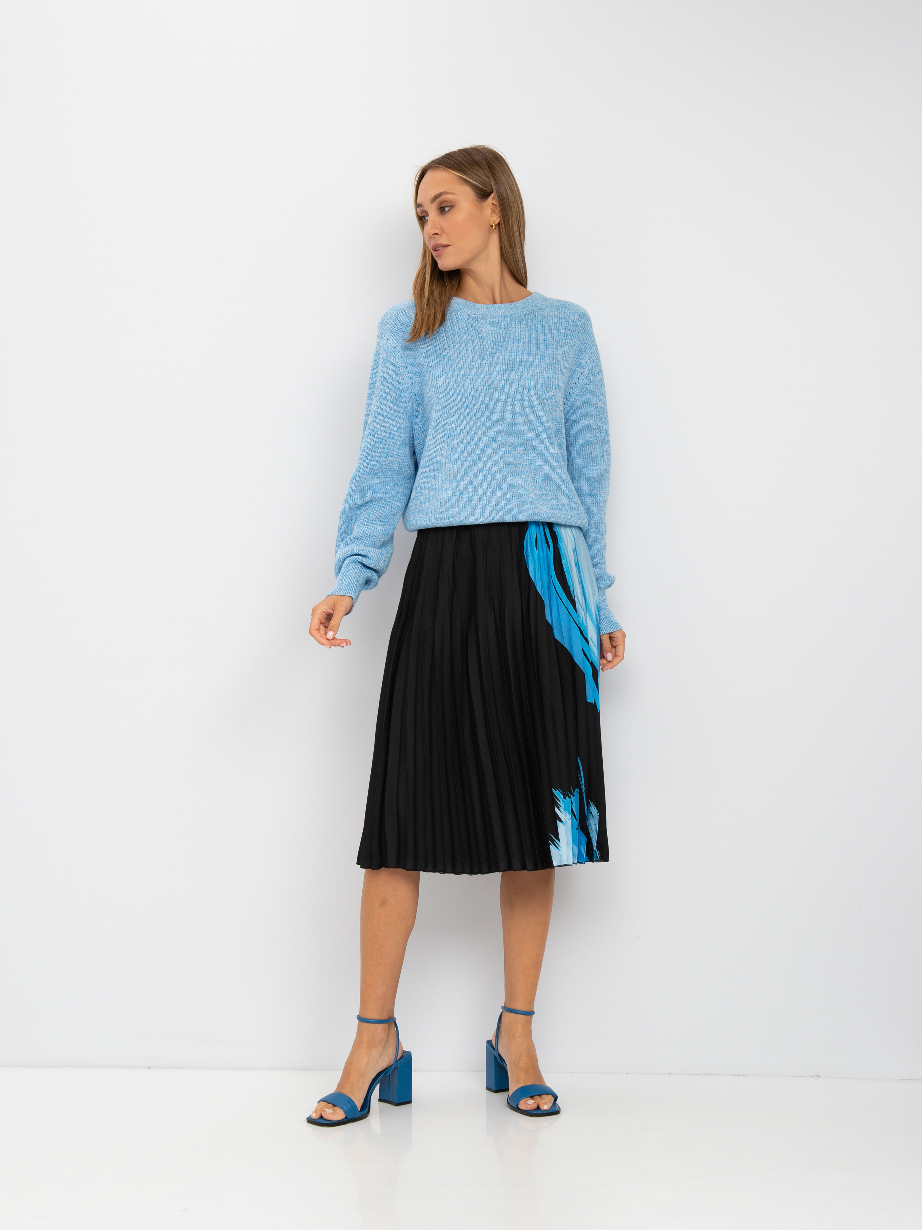 Джемпер женский TAIFUN by GERRY WEBER 972920-19510-8702 голубой 38