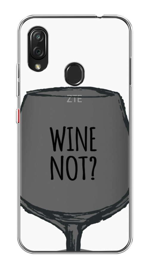 

Чехол на ZTE Blade V10 Vita "Wine not white", Белый, 132650-6