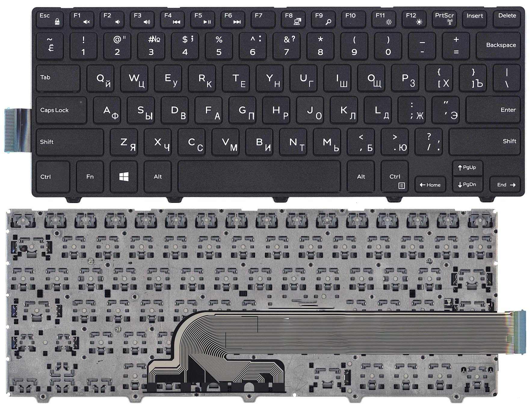 

Клавиатура для ноутбука Dell Inspiron 14-3000 черная