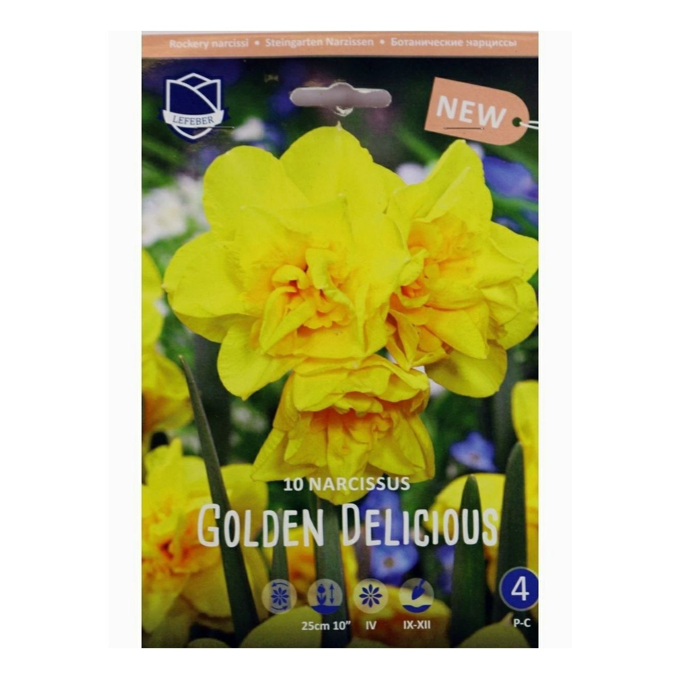 Луковицы нарцисс Golden Delicious Lefeber 10 шт.