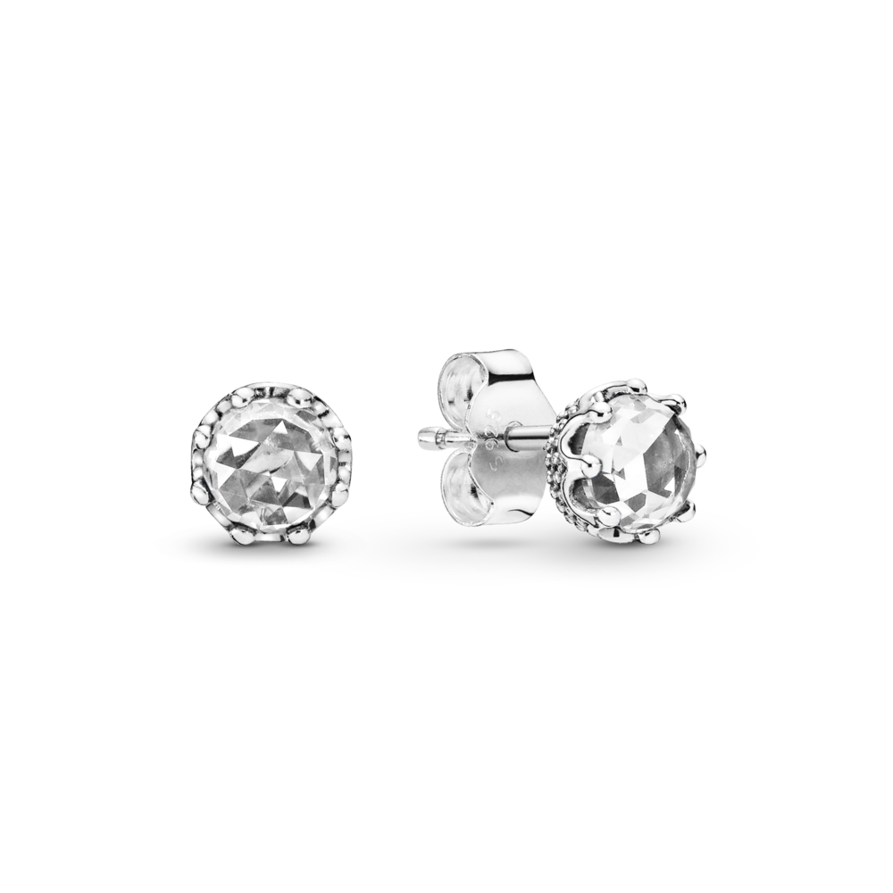 

Серьги-пусеты из серебра с фианитом Pandora 298311CZ, 298311CZ