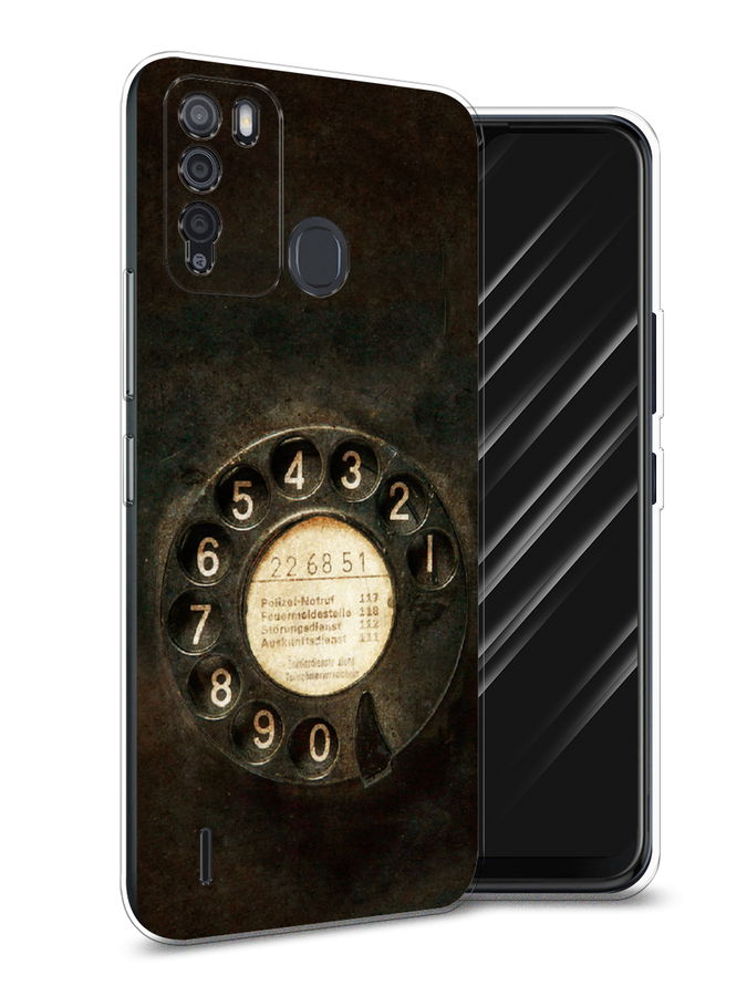 

Чехол Awog на Itel Vision 1 Pro "Старинный телефон", Разноцветный, 3200350-5