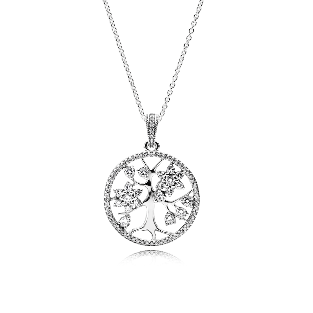 

Колье из серебра с цирконием 80 см Pandora 390384CZ, 390384CZ