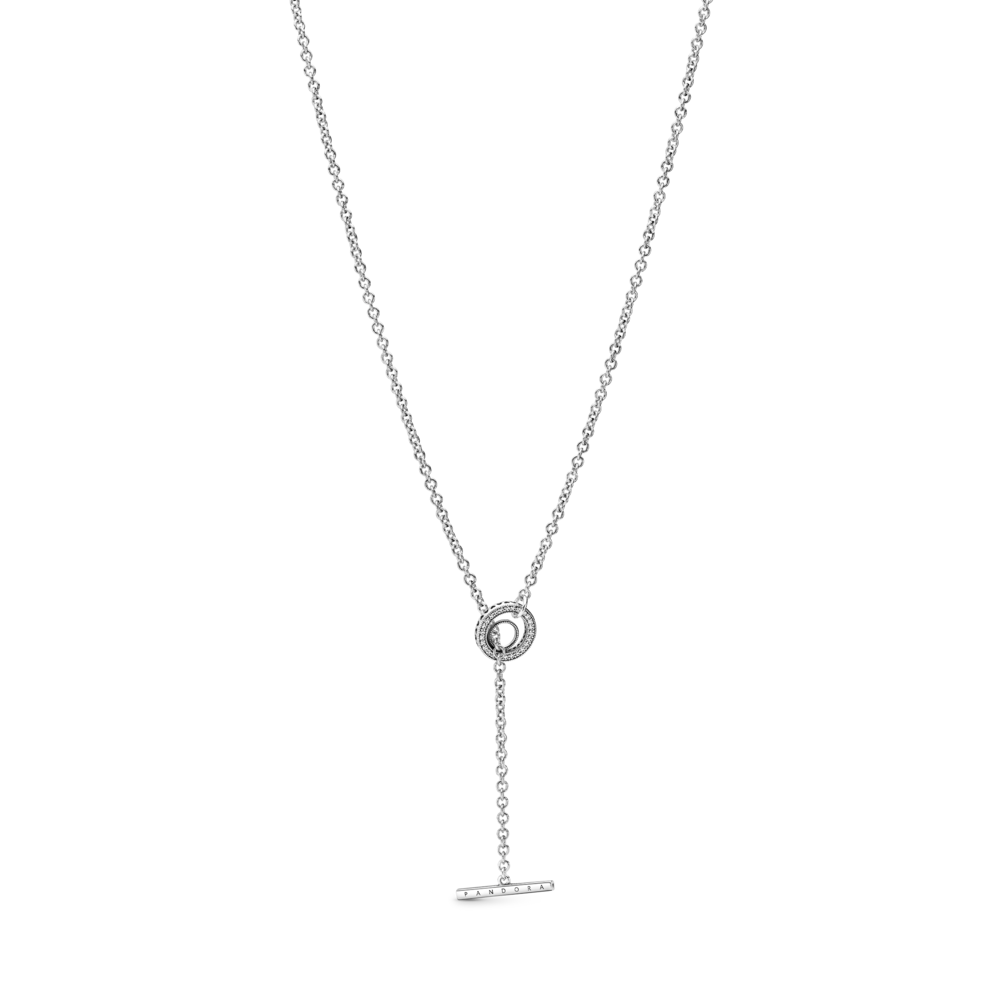 

Колье из серебра с цирконием 80 см Pandora 399050C01, 399050C01