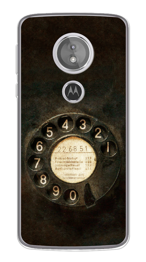 

Чехол Awog на Motorola Moto G6 Play / Моторола Мото G6 Плэй "Старинный телефон", Разноцветный, 240950-5
