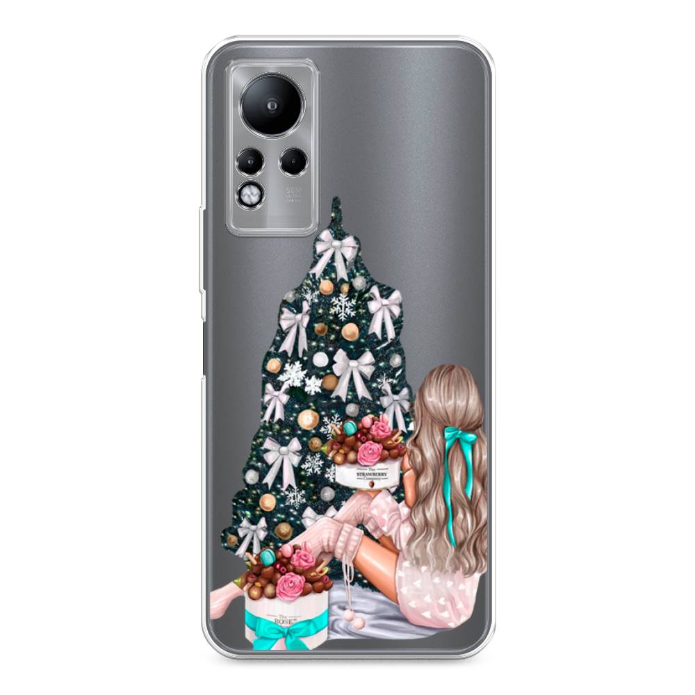 

Чехол на Infinix Note 11 "New Year", Зеленый;бежевый;голубой, 3100450-5