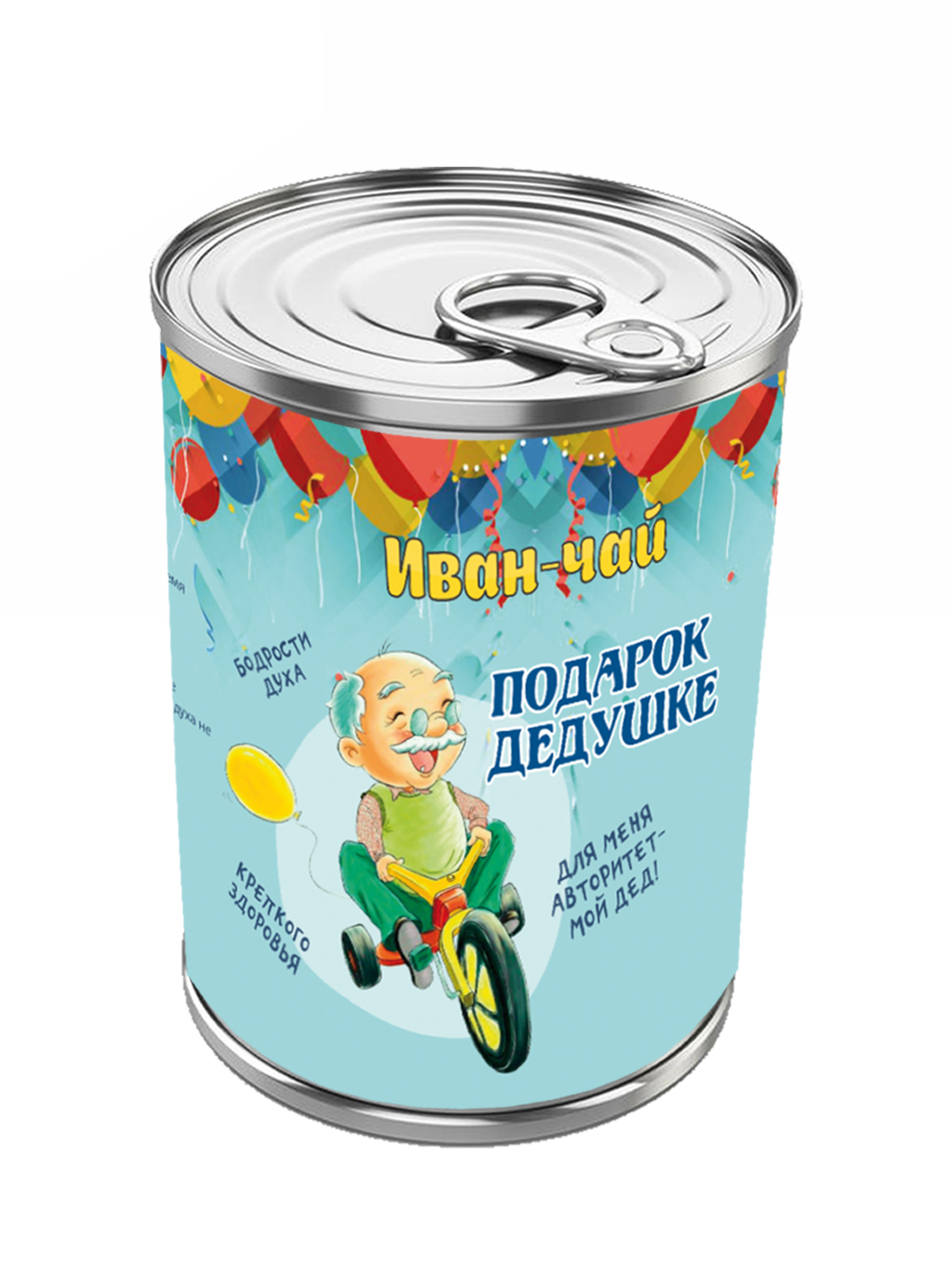 Иван-чай черный в банке Глазова гора Дедушке мелколистовой ферментированный, 50 г