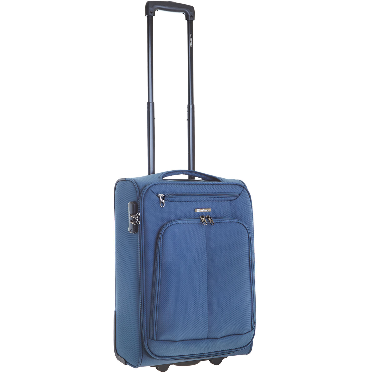 Чемодан унисекс Best Bags 8519 синий, 53х35х20 см