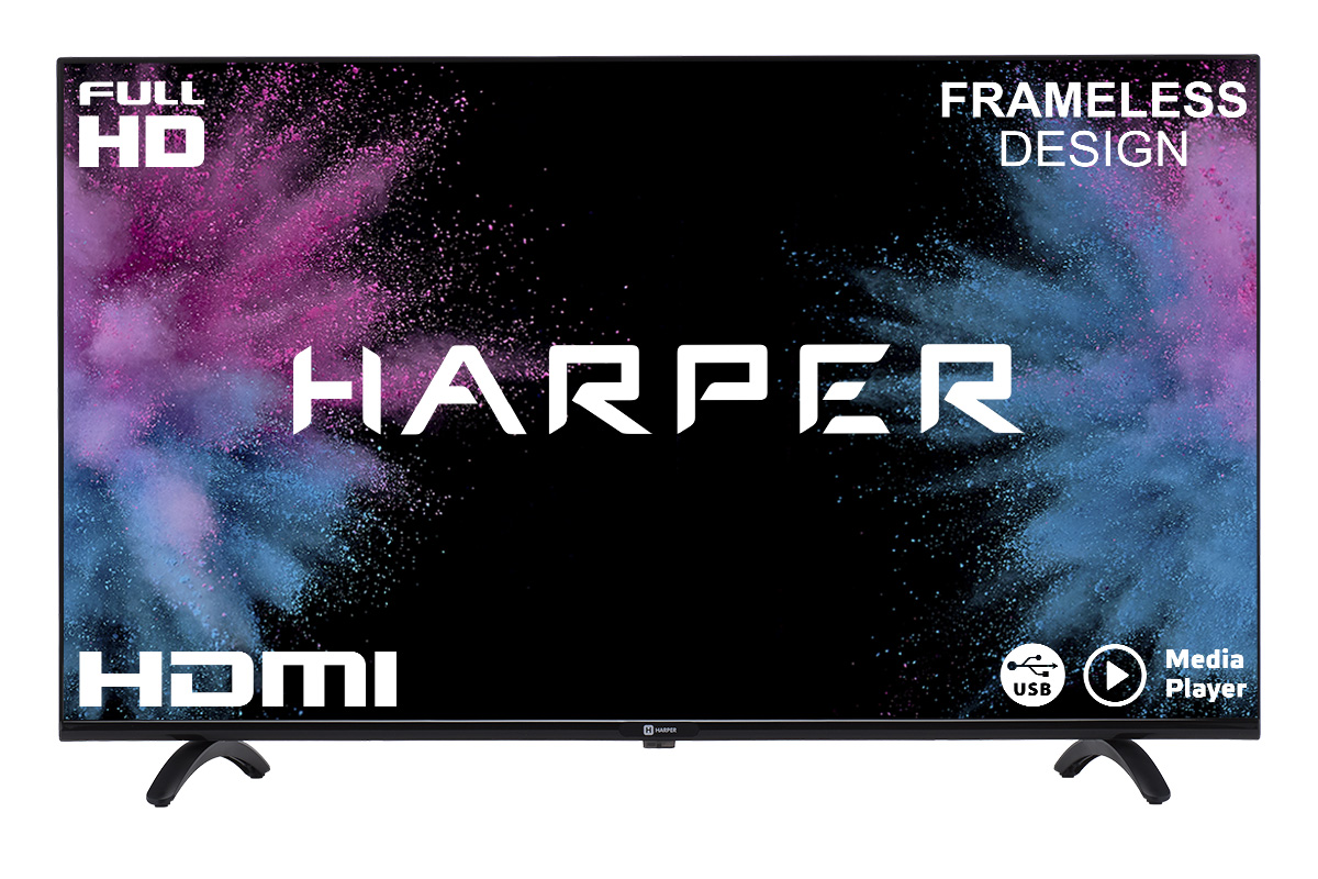 Телевизор Harper 40F720T Frameless NEW, 40