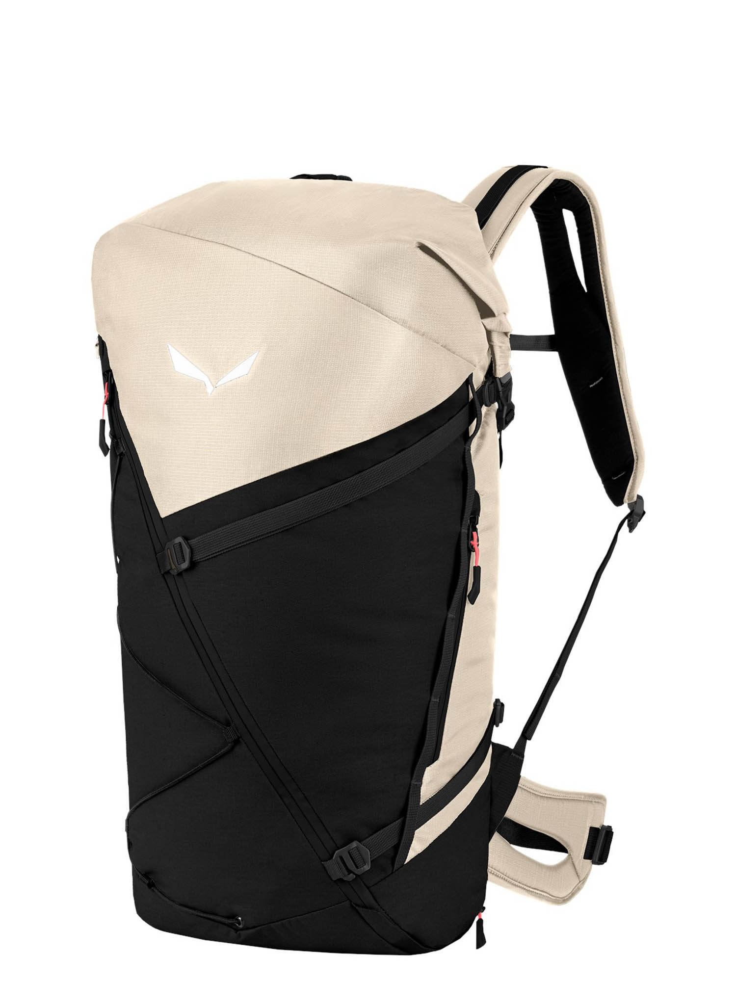 

Рюкзак Salewa Puez 32+5L W Bp Black Out/Oatmeal (Б/Р) 2024, Бежевый;черный, Puez 32+5L W Bp