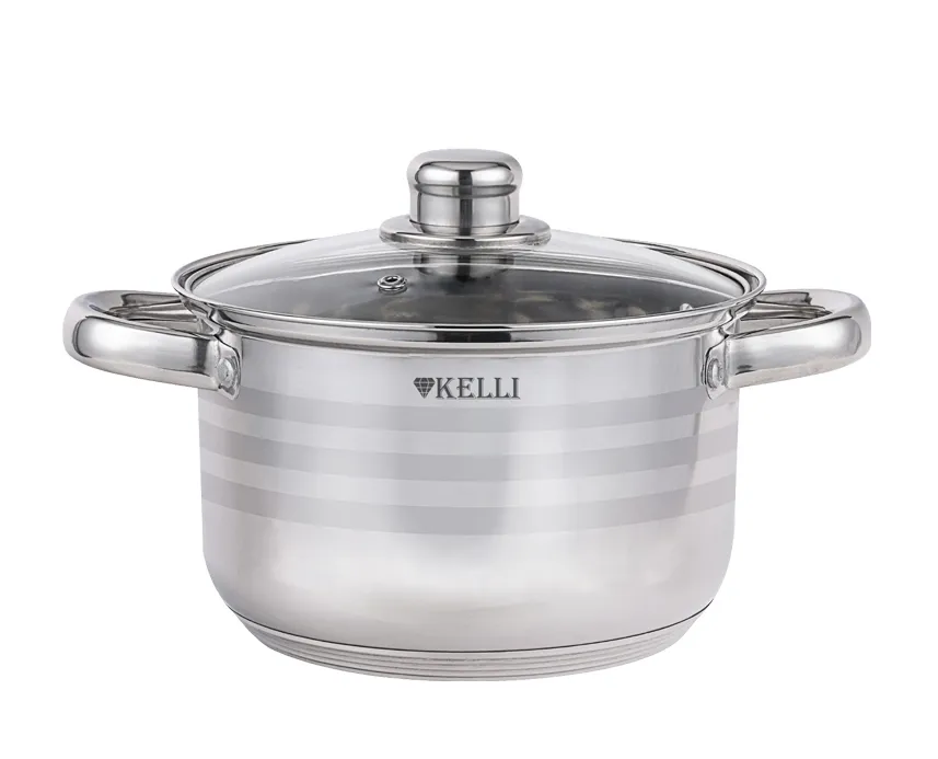 KL-4293-18 Кастрюля из нержавеющей стали 2,5л KELLI (1х6)