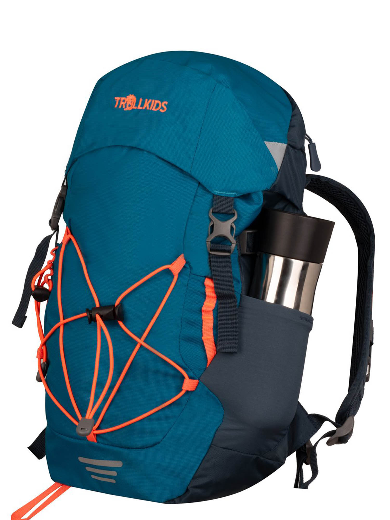 Рюкзак Детский Trollkids Fjell Trekker 15L Atlantic Blue/Dark Navy/Glow Orange (Б/Р)