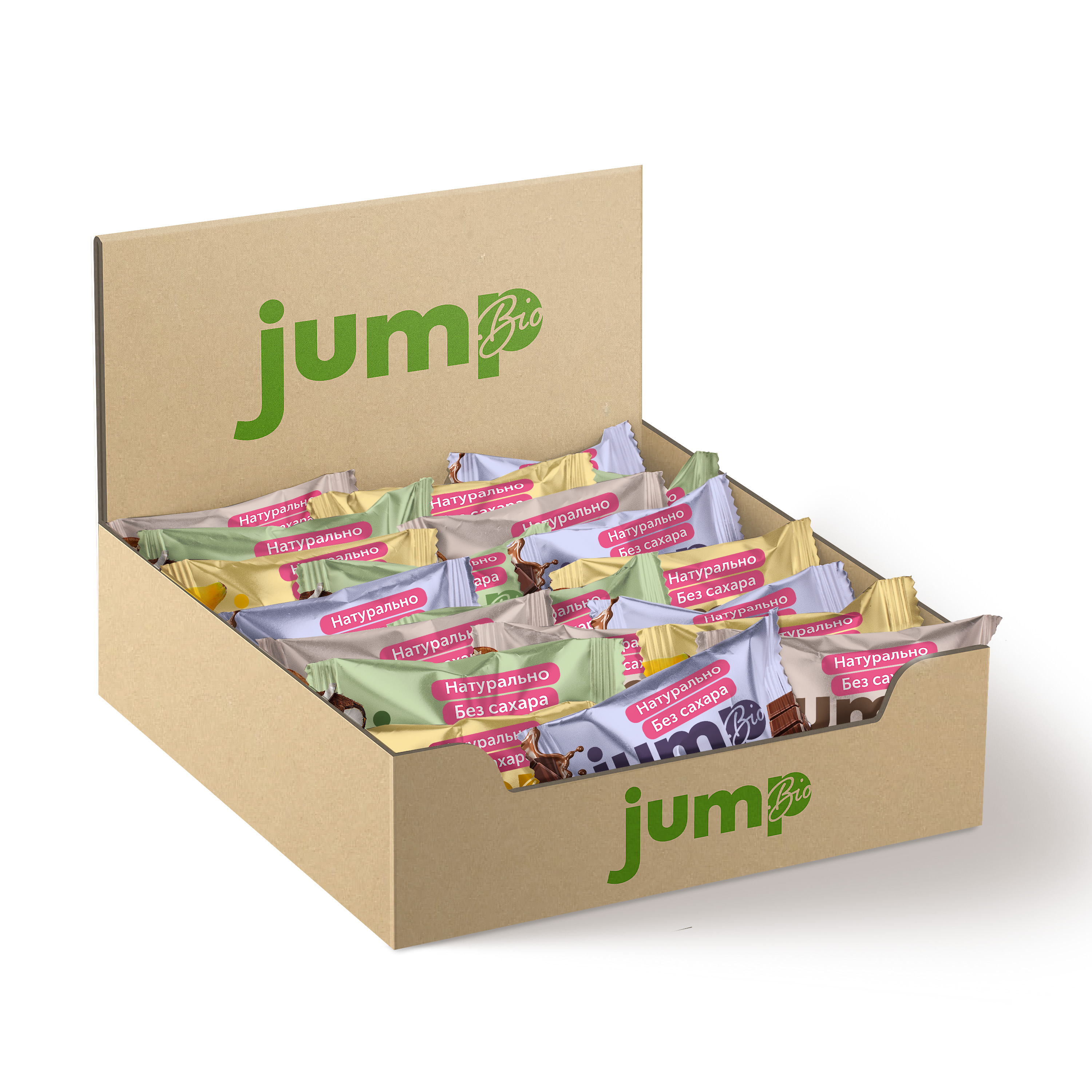 Конфеты Jump без сахара финиковые ассорти, 400 г